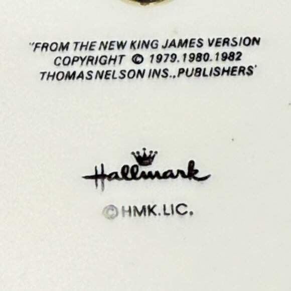 Hallmark Ceramic Cross Pink With Flowers Girl Baptism Baby Gift Nursery Decor - Picture 3 of 6